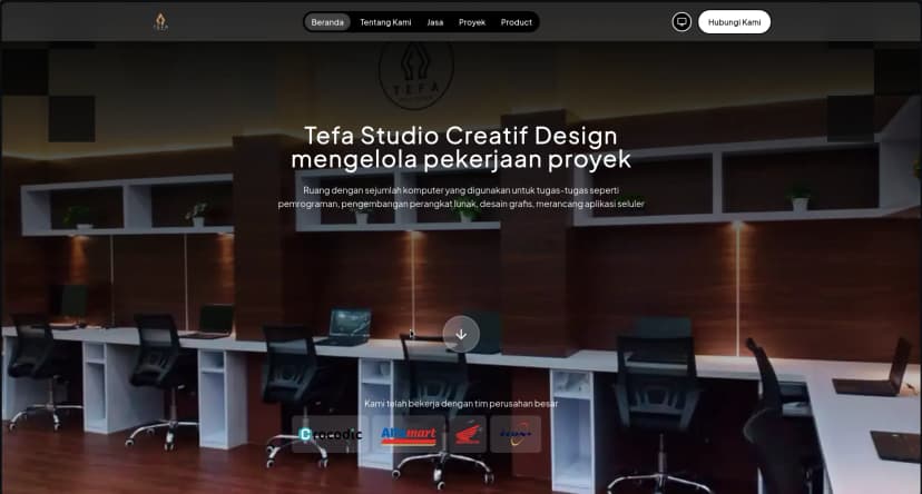 Website TEFA Studio